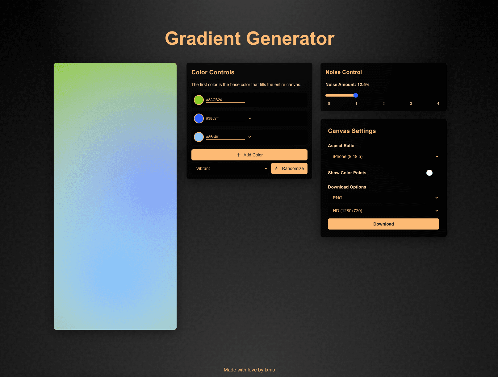 Gradient Generator